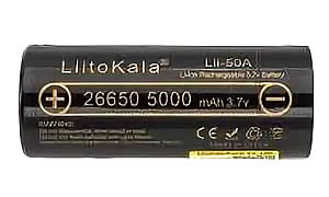 Аккумулятор LiitoKala 26650 5000mAh 3,7В Характеристики Как заряжать